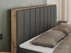 Boxspringbett, Schlafzimmerbett, Bettkasten - BELLISSIMO - 160 x 200 cm - Dunkelgrau Kunstleder - H3 Bild 2
