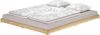 Futonbett 180x200 platzsparend extra niedriges Loftbett Esche geölt ohne Zubehör Bild 1