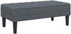 vidaXL Bank mit Kissen Dunkelgrau 113 x 57 x 39 cm Samt 42001948 Bild 2