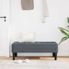 vidaXL Bank mit Kissen Dunkelgrau 113 x 57 x 39 cm Samt 42001948 Bild 3
