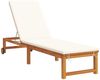 vidaXL Sonnenliege 2 pcs Braun 202 x 53 x 89 cm Massivholz Akazie 3333830 Bild 4