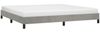 Doppelbett, Bettgestell Modernen ohne Matratze Hellgrau 200x200 cm Samt d2584e Bild 3
