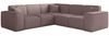 Ecksofa Designersofa CELES PREMIUM in Stoff Scala Lavendel Seite Universal Bild 2