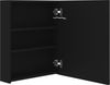 vidaXL LED-Bad-Spiegelschrank Schwarz 50x14x60 cm 326480 Bild 5