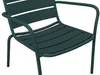Vente-unique - MIRMANDE Gartensitzgruppe Metall Grün - B 61,5 cm67,5 cm x H 33 cm71,5 cm x L 50 cm60 cm Bild 3