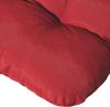 Beautissu Niederlehner Auflage Flair NL 100 x 50 x 8 cm Rot Bild 4