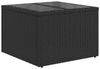 vidaXL Gartensofa-set mit Speicher 11 pcs Schwarz und Weiß Poly-Rattan 3354556 Bild 4