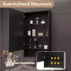 Furnishings Home Badezimmerspiegelschrank Spiegelschrank Wandschrank Hängeschrank (1-St, Drei einstellbare Lichtfarbtemperaturen) inkl. LED-Beleuchtung, Touchschalter, Beschlagfrei, Offene Staufächer Bild 2