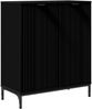 vidaXL Sideboard Schwarz 69,5 x 33 x 82 cm Holzwerkstoff 883425 Bild 2