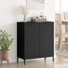 vidaXL Sideboard Schwarz 69,5 x 33 x 82 cm Holzwerkstoff 883425 Bild 4
