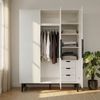 HOME DELUXE Kleiderschrank NYLA Weiß - 150 x 200 cm Bild 3