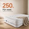 Onbest Luftbett mit elektrischer Luftpumpe und Kissen, 250 kg, 2 Personen, wasserabweisend, selbstaufblasend, 0,6 mm Bild 4
