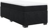vidaXL Boxspringbett mit Matratze Schwarz 90x200 cm Samt 3285259 Bild 2