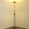 hofstein Deckenfluter »Roppa« dimmbare Stehleuchte aus Metall in Altmessing, 3000 Kelvin, Drehdimmer am Gehäuse, 1600 Lumen,480 Lumen, mit verstellbarem Lesearm Bild 3