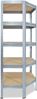 shelfplaza PRO 200x90x60 cm Eckregal in grau-verzinkt mit 5 Böden und 200 kg Traglast pro Boden Bild 5