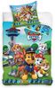 MTOnlinehandel Kinderbettwäsche Paw Patrol 135x200 + 80x80 cm, 100 % Baumwolle, Renforcé, 2 teilig, Bettwäsche-Set für Kinder, Mädchen und Jungen Bild 5