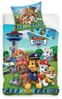 MTOnlinehandel Kinderbettwäsche Paw Patrol 135x200 + 80x80 cm, 100 % Baumwolle, Renforcé, 2 teilig, Bettwäsche-Set für Kinder, Mädchen und Jungen Bild 4