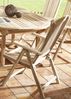 Gartenmöbel Set 7tlg Teak Gartentisch ausziehbar 180-240 cm ARUBA 52950045 Bild 2