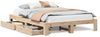vidaXL Massivholzbett ohne Matratze 140x190 cm Kiefernholz 3309011 Bild 2
