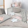 roba Beistellbett 'roba Style' 2 in 1 - Matratze - Nestchen - Barriere - Taupe Bild 4