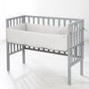 roba Beistellbett 'roba Style' 2 in 1 - Matratze - Nestchen - Barriere - Taupe Bild 5