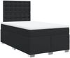 vidaXL Boxspringbett mit Matratze Schwarz 120x200 cm Kunstleder 3293016 Bild 3
