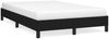 vidaXL Polsterbett, Stoff, 25,0 cm, Schwarz, 120x190 cm Bild 2