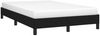 vidaXL Polsterbett, Stoff, 25,0 cm, Schwarz, 120x190 cm Bild 4