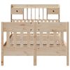 vidaXL Massivholzbett ohne Matratze 135x190 cm Kiefernholz 3323275 Bild 4