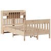 vidaXL Massivholzbett ohne Matratze 135x190 cm Kiefernholz 3323275 Bild 3