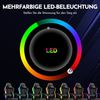 GTPLAYER Gaming-Stuhl Bürostuhl Gaming Chair mit LED Lichtleiste, Gamer Stuhl, Rückenlehne mit Aufbewahrungstasche PC Stuhl mit Fernbedienung Bild 4