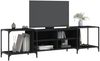 vidaXL TV-Schrank Schwarz 203x37x50 cm Holzwerkstoff 837607 Bild 3