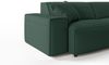 KAWOLA Sofa RANI Ecksofa Cord smaragd Recamiere rechts 71 x 189 x 299 cm Bild 5
