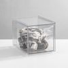 Aufbewahrungsbox mit Schublade Schuhbox stapelbar 4er Set mDesign transparent Bild 3