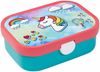 Mepal 'Campus' Lunch-Set mit Pop-up Trinkflasche & Lunch Box, Kunststoff Unicorn, 400 ml / 750 ml Bild 3