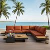 Lesli Living Gartenlounge-Set Lesli Living Lounge-Set Barbados Terra Bild 3