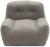 Gartenlounge Sessel Branizlawa 103x71x102 mit Outdoorbezug zementgrau Bild 5