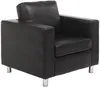 Vente-unique - Sessel - Kunstleder - Schwarz - ACKLEY Bild 2