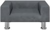 vidaXL Kindersofa Dunkelgrau 50x40x26,5 cm Samt 3196338 Bild 3