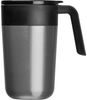 Macma Becher Doppelwandiger Trinkbecher aus Edelstahl / 400ml / Farbe: silbergrau Bild 3