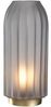 LEONARDO LED Dekolicht Silenzio, aus grauem Glas mit goldenem Sockel Bild 5