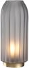 LEONARDO LED Dekolicht Silenzio, aus grauem Glas mit goldenem Sockel Bild 4