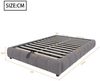 KLAM HOME Polsterbett Hydraulischer Schwebebettrahmen 140 x 200 cm, mit LED-Lichtleiste (Jugendbett mit Stauraum, ohne Kopfteil), für moderne Schlafzimmer & Jugendzimmer, Ohne Matratze Bild 3