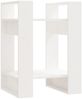 vidaXL Bücherregal/Raumteiler Weiß 41x35x57 cm Massivholz Kiefer 813855 Bild 2