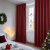 Deconovo Verdunkelungsvorhang Gardinen mit Kräuselband Blickdicht Vorhänge Wohnzimmer 2er Set, Vorhang Verdunkelung Vorhänge Kälteschutz Schlafzimmer Thermovorhang Bild 4
