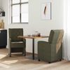 vidaXL Esszimmerstühle mit Rollen 2 pcs Armeegrün 58 x 67 x 97 cm 42017864 Bild 3