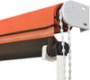 vidaXL Einziehbare Markise 150×150 cm Orange und Braun 145894 Bild 5