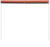 vidaXL Einziehbare Markise 150×150 cm Orange und Braun 145894 Bild 4