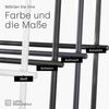 HOLZBRINK Handtuchleiter LLS Handtuchhalter Handtuchständer, pulverbeschichtet, Industriestahl, massive Ausführung Bild 3