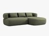 Micadoni 5-Sitzer Ecksofa Jenny Rechts Chenille Perfect Harmony Grün Bild 2